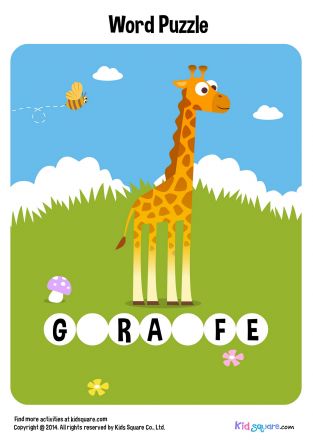 Fill in the missing letters (Giraffe)