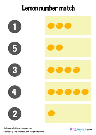 Lemon Number Matching (1-5)