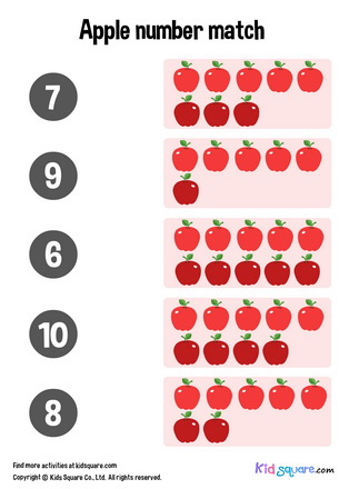 Apple Number Matching (6-10)