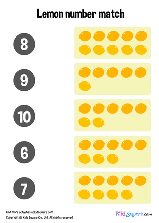 Lemon Number Matching (6-10)