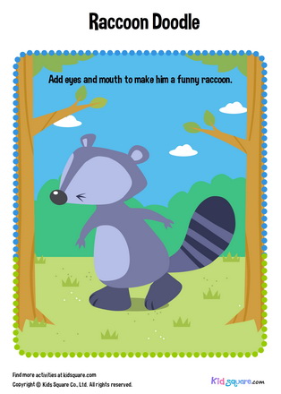 Raccoon Doodle
