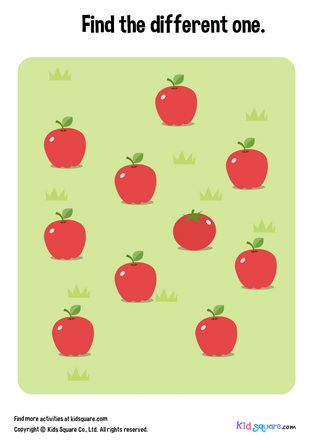 Find the different apple
