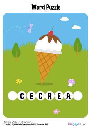 Fill in the missing letters (Ice cream)