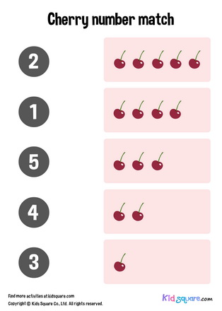 Cherry Number Matching (1-5)