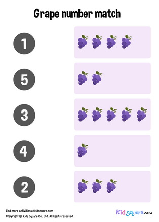 Grape Number Matching (1-5)