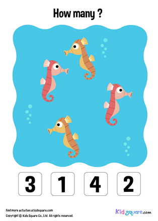 How many seahorses are there?