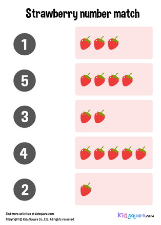 Strawberry Number Matching (1-5)