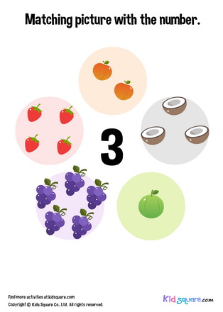Matching 3 Fruits