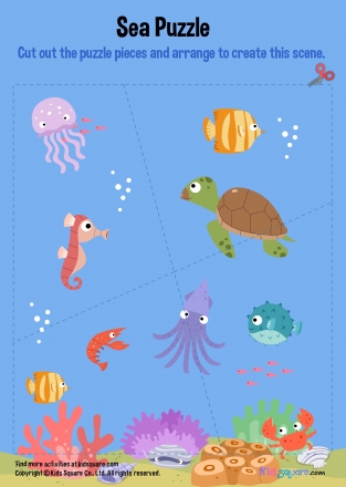 Sea Animal Puzzle