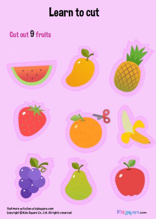 Cut number (Fruits)
