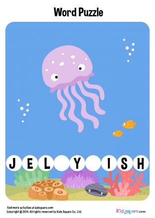 Fill in the missing letters (Jellyfish)