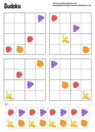 Fruit Sudoku 1