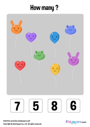 Counting (Balloons)