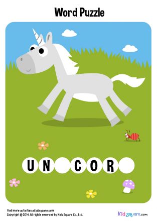 Fill in the missing letters (Unicorn)
