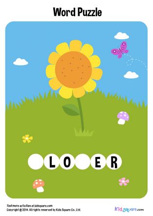 Fill in the missing letters (Flower)