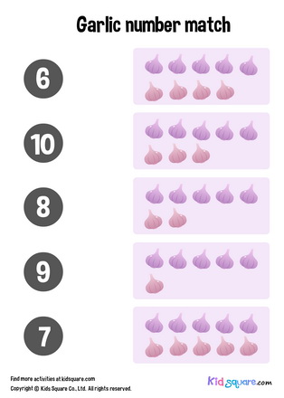 Garlic Number Matching (6-10)