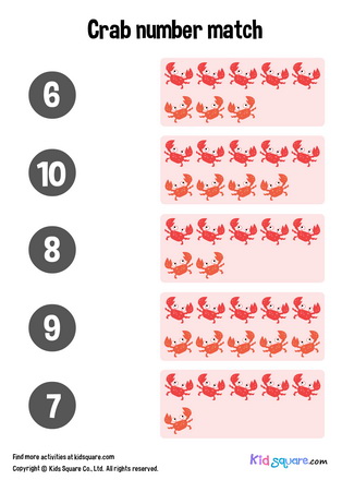 Crab Number Matching (6-10)