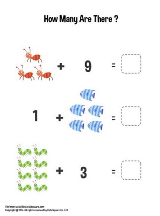 Addition - How many animals are there?