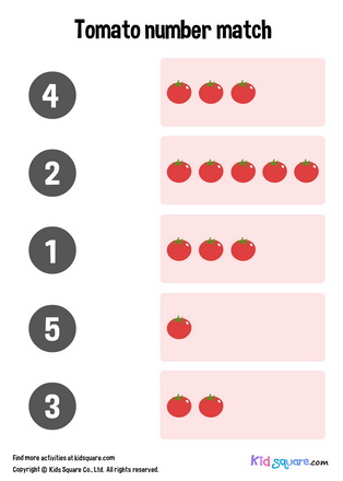 Tomato Number Matching (1-5)