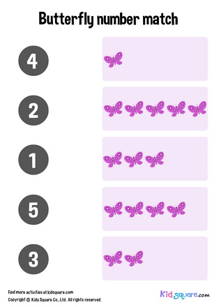 Butterfly Number Matching (1-5)