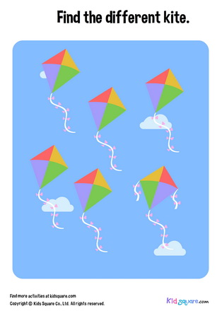 Find the different kite