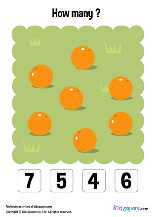 How many oranges?