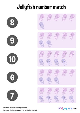 Jellyfish Number Matching (6-10)
