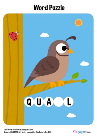 Fill in the missing letter (Quail)