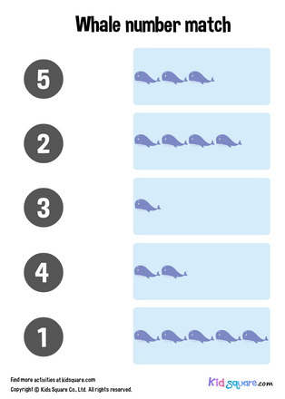 Whale Number Matching (1-5)