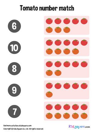 Tomato Number Matching (6-10)