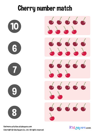 Cherry Number Matching (6-10)