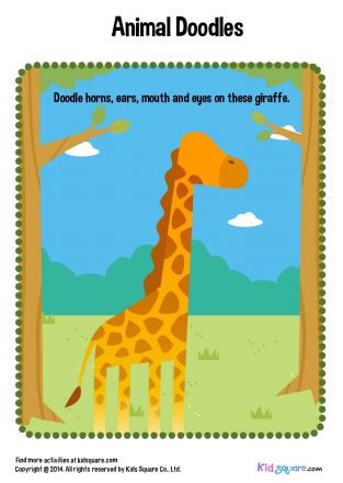 Doodle Giraffe