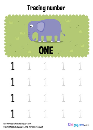 Tracing number one elephant