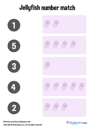 Jellyfish Number Matching (1-5)